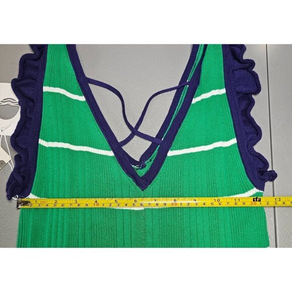 Anthropologie Daily Practice Womens M Striped Knitted Midi Dress  NWT - Picture 9 of 14